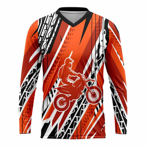 เสื้อเจอร์ซีย์แข่ง BMX แบบสั่งทำฟรี พิมพ์ลายดิจิตอล แขนยาว เสื้อมอเตอร์ครอส ชุดมอเตอร์ครอส - Product Image 4