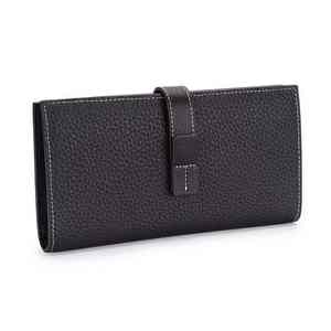 Cartera de Cuero Genuino para Mujer, Larga, Casual, con Cierre, Múltiples Ranuras para Tarjetas - Product Image 5