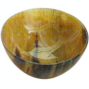 High Quality Eco-Friendly Carved Ox Horn <b>Bowls</b> Natural Shape Love Style Home Wedding Decor Collectible Wholesale - Product Image 4