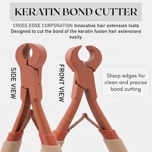 Pinzas de Acero Inoxidable de Uso Comercial para Remover Pegamento/Adhesivo de Extensiones de Cabello, Corte de Adhesivos de Queratina, Personalizadas/Marca Privada - Product Image 4