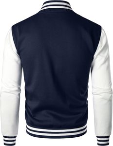 Chaqueta Varsity Stonefield Manufacturing - 100% Lana, con Capucha, Impermeable, Ecológica, Estilo Patchwork, Ropa de Calle, Ropa de Invierno - Product Image 2