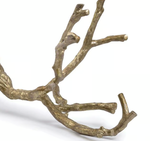 Decoración moderna para el hogar, acento hecho a mano, escultura decorativa de aluminio, pequeña ramita, adornos de cubo de Metal, venta al por mayor artística - Product Image 3