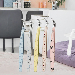 Pinzas de Alta Precisión Maclura Jinyu para Rizar Pestañas, Accesorio de Extensión para Técnicos de Pestañas, Acero Inoxidable, Duraderas y Reutilizables - Product Image 2