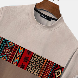เสื้อยืดผู้ชายสีพื้น ผ้าฝ้าย 100% คุณภาพสูง รุ่นใหม่ น้ำหนักมาก เป็นมิตรกับสิ่งแวดล้อม สำหรับผู้ใหญ่ - Product Image 4