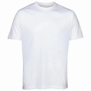 T-shirt décontracté à manches courtes pour homme, coupe classique, 100 % coton, col rond, avec logo personnalisé sur le devant, tissu respirant à séchage rapide - Product Image 1