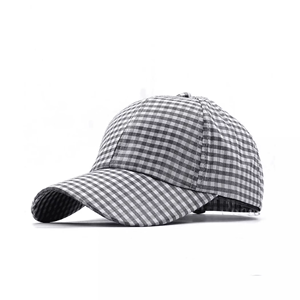 Casquette de baseball unisexe en denim à motif Argyle, fermeture magnétique réglable, 6 panneaux, effet délavé, chapeau décontracté d'hiver, taille adulte - Product Image 2