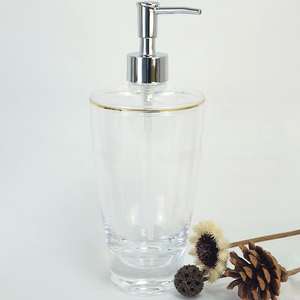 [Holar] Taiwan Made 20oz Unbreakable Stylish Clear Large Lotion Dispenser <b>Bottle</b> for Bathroom Hotel - Product Image 4