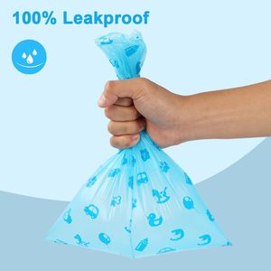 Sacs à déjections canines avec distributeur, sacs à déjections canines épais et étanches, taille plus grande de 10 % pour animaux de compagnie - Product Image 3