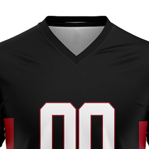 บริการ OEM ขายส่งเสื้อฟุตบอลอเมริกันแบบกำหนดเอง ป้ายโลโก้ส่วนตัว ขนาดผู้ใหญ่ แขนสั้น แบบ unisex - Product Image 5