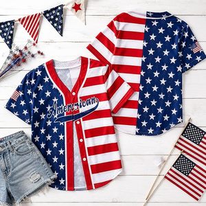 Camiseta de Béisbol Personalizada del 250 Aniversario de EE. UU., Unisex, Manga Corta, Poliéster Impreso, Transpirable, Antibacterial, Corte Regular - Product Image 5