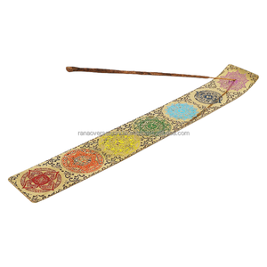 Attrape-cendres d'encens en laiton très populaire avec un design à sept chakras parfait pour l'aromathérapie et le soulagement du stress à bas prix - Product Image 2