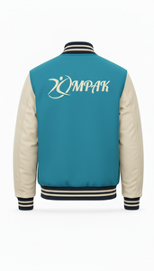 Chaqueta de Cuero Estilo Americano Profesional con Mangas Bordadas y Parches, Prenda Exterior de Moda para Estudiantes de Secundaria - Product Image 3