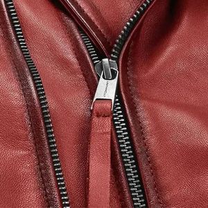 Chaqueta de Cuero Genuino para Mujer, Estilo Slim Fit, Chaqueta de Cuero para Motociclismo y Automovilismo, Venta al Por Mayor a Precio Económico - Product Image 2