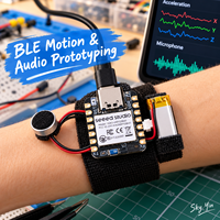 Carte de développement Seeed Studio XIAO NRF52840 BLE, 4 variantes, Sense Plus, microphone, IMU, GPIO supplémentaire, BT pour contrôleur IoT portable