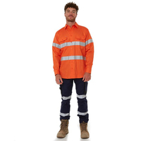 Chemise en coton réfléchissante haute visibilité, uniforme de travail de sécurité, pour travaux routiers, équipe de circulation, utilitaire, respirante, personnalisable ODM