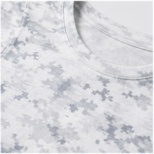 Camiseta de Manga Corta para Hombre con Estampado de Camuflaje Blanco Ártico Personalizado MTS-CAMO-0008 - Product Image 6