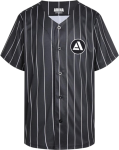 Camiseta de Béisbol Personalizada Negra y Blanca de Malla de Primera Calidad, Camisetas Azules con Cuello en V, Logotipo Personalizado, Diseño Personalizado, Béisbol de Alta Calidad - Product Image 1