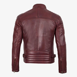 Veste en cuir à prix avantageux, veste en cuir de super qualité, veste en cuir d'hiver, couleur personnalisée, veste en cuir pour homme - Product Image 2