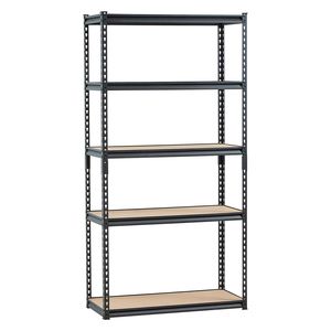 Scaffali per Garage a 5 Ripiani, Capacità 900 kg, Regolabili in Metallo, 40,6 cm P x 91,4 cm L x 181 cm H, Soluzione di Stoccaggio - Product Image 5