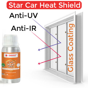 Revêtement de protection thermique pour voiture Starshield à base d'acrylique, transparent, anti-UV et anti-IR, spray liquide pour passagers - Product Image 2