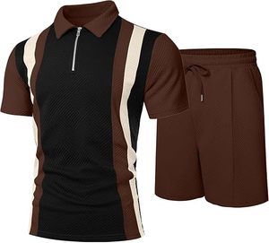 Conjunto de Camiseta y Pantalones Cortos para Hombre, Estilo Casual, Deportivo, de Secado Rápido, Ecológico, Tallas Grandes, Ropa Urbana de Verano, Proveedor de Ropa Personalizada - Product Image 3