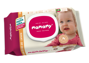 Mamamy Tropical Juego de 80 piezas de fibras naturales de rayón no tejidas Toallitas húmedas para bebés El mejor precio para una limpieza efectiva para bebés - Product Image 3