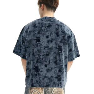 เสื้อยืดโอเวอร์ไซส์ผู้ชาย ผ้าฝ้าย 100% สวมใส่สบายทุกวัน เนื้อผ้านุ่ม เสื้อยืดโอเวอร์ไซส์ผู้ชาย ชุดลำลอง - Product Image 2