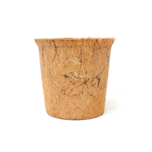 Pots coniques en fibre de coco VietChoice Eco |   Fabriqué à Ben Tre, Vietnam |   Tailles personnalisées de haute qualité pour une utilisation en extérieur dans les jardins |   Usine de vente en gros - Product Image 5