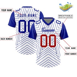 Jersey de Fútbol Americano para Adultos, Mezcla de Spandex, Impresión de Alta Resolución, Nombre y Número del Jugador Personalizados, Fabricación OEM de Alto Rendimiento - Product Image 4