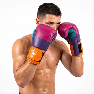 Dumela Leather <b>Boxing</b> <b>Gloves</b> <b>16</b> <b>Oz</b> Professional Training Gear with Logo Design - Product Image 4