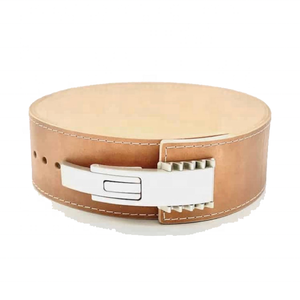 Cinturón de Levantamiento de Pesas Ajustable de Cuero Vacuno - Cinturón de Soporte Lumbar para Gimnasio, Resistente, Transpirable, Cómodo y con Protección Avanzada - Product Image 3