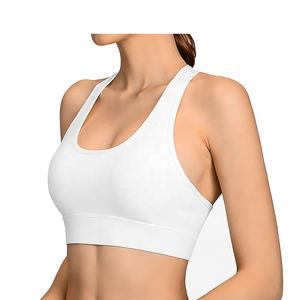 ที่กําหนดเองขายส่งรุ่นใหม่สแปนเด็กซ์โยคะแห้งเร็วพืชยอดนิยมแฟชั่นขนาดบวกที่ใช้งานแรงกระแทกสูงรวบรวมเซ็กซี่ผู้หญิงกีฬาเสื้อ - Product Image 5