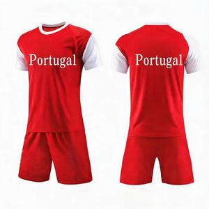 Maillot de football d'Albanie SIDDIQUI HOSINEX SURUIDA rouge et noir, respirant, avec impression sérigraphique, fabriqué au Pakistan, modèle sportif - Product Image 6