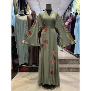 Abaya Premium para Mujer con Cuentas, Vestido Moderno y Elegante con Cuentas Hechas a Mano para Celebraciones, Eid y Eventos Especiales, para Venta de Exportación - Product Image 4