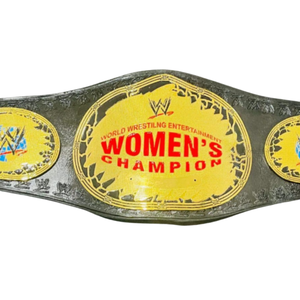Ceinture de championnat féminin WWE - Ceinture sportive personnalisable avec détails dorés - Article de collection haut de gamme pour les fans de la WWE - Product Image 2