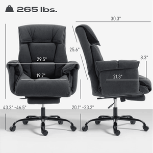Silla de Oficina con Función de Masaje, Envío de Lunes a Viernes - Product Image 3