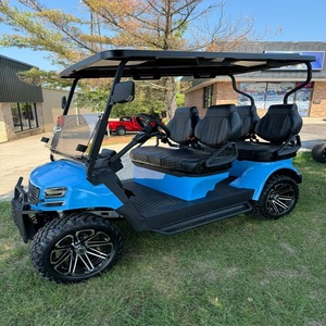 Véhicule utilitaire électrique tout-terrain surélevé 4 places pour la chasse, avec moteur AC 4KW et autonomie de 70-90km, en vente en gros - Product Image 1