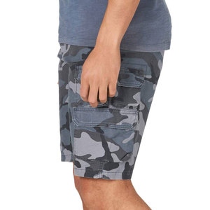 Men's Camouflage Cargo Bermuda Shorts Mid Waist Elastic Breathable Oxford Fabric Pockets Casual Style - Product Image 4