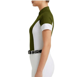 Wholesale cheap price <b>tops</b> high quality breathable <b>horse</b> <b>riding</b> base layer shirt for women's OEM custom elegant look - Product Image 4