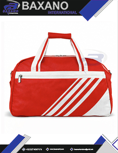 เดลต้า |   ซิกมา |   กระเป๋าเดินทางหนังน้ำหนักเบาทนทาน Theta Sorority สีแดงและสีขาวแบบกำหนดเอง กระเป๋าเดินทางออกกำลังกายสำหรับวันหยุดสุดสัปดาห์ - Product Image 4