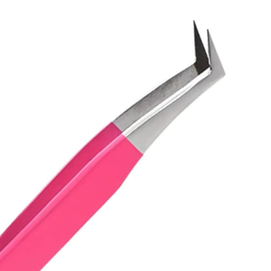 Stainless Steel Eyelash Tweezers Fine Point Beauty <b>Tool</b> for Makeup Salon and Daily Lash Care - Product Image 6