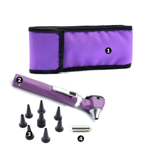 Premium LED Fiber <b>Optic</b> Otoscope - Professional High-Definition Ear Examination System Ear Exam Fiber <b>Optic</b> Otoscope - Product Image 3