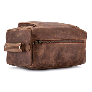 Bolsa de Aseo Personalizada de Doble Compartimento, Bolsa de Cosméticos de Moda con Monograma y Cierre de Cremallera con Diseño de Piedras, Kit Dopp. - Product Image 6