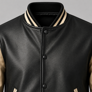 Veste en cuir élégante pour hommes, vente en gros, couleur personnalisée, 100% cuir de vache, veste en cuir slim personnalisée pour hommes - Product Image 5