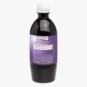 Vinagre de Jamun Patanjali, Extracto Herbal Líquido de Grado Alimenticio en Botella, Suplemento para Todas las Estaciones - Product Image 2