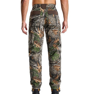 Pantalon de chasse camouflage pour homme, résistant à l'eau, finition mate silencieuse, pantalon de chasse d'extérieur, 6 poches utilitaires, pantalon cargo de chasse - Product Image 6