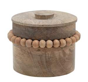 Tarro de madera para especias con tapa para organizar hierbas, condimentos, especias secas e ingredientes de la despensa de la cocina. - Product Image 1