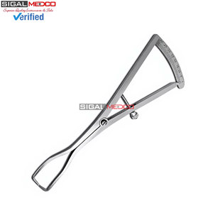Calibrador de Medición de Crestas Castroviejo 0-40mm, Instrumento de Precisión para Implantes Dentales, de Acero Inoxidable Quirúrgico - Product Image 5