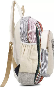 Mochila Unisex de Cáñamo 100% con Respaldo Suave, Color Sólido, Ligera, para Viajes, Escuela y Otros Usos - Product Image 4