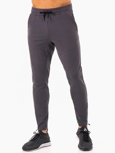 Logo personnalisé OEM Pantalon de jogging en coton de haute qualité pour hommes, respirant, décontracté, pantalon de survêtement élastique, style baggy, coupe droite et ample - Product Image 4